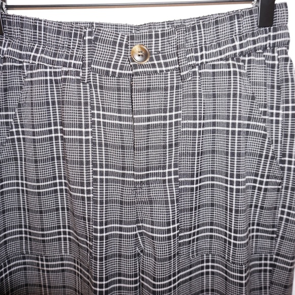 Elastic Plaid Pants - Picture 3 of 6